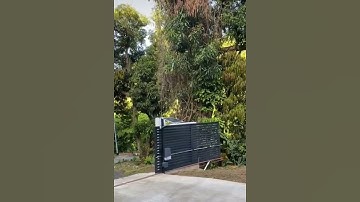 Horizontal automatic remote control  sliding iron gate ideas