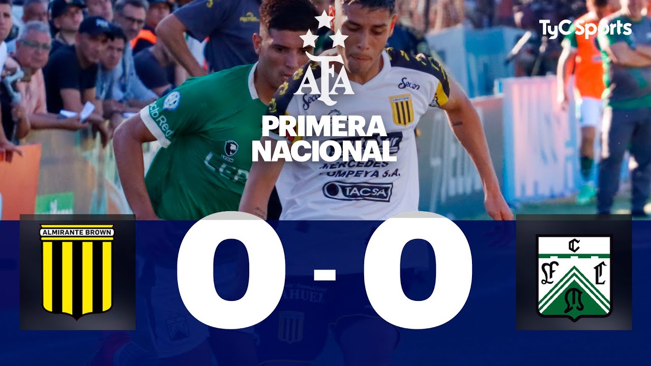 Ferro Carril Oeste venció por 1-0 a Brown de Adrogué como local en la  Primera Nacional - LA NACION