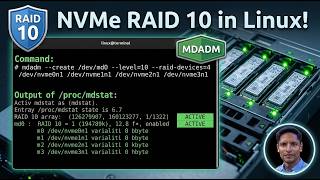 RAID Implementation on Bare Metal: mdadm RAID 0, 1, 5, 10 for AI Servers