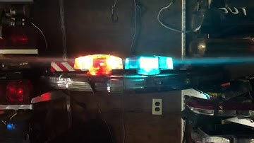 Code 3 Dash laser red/white and all Blue