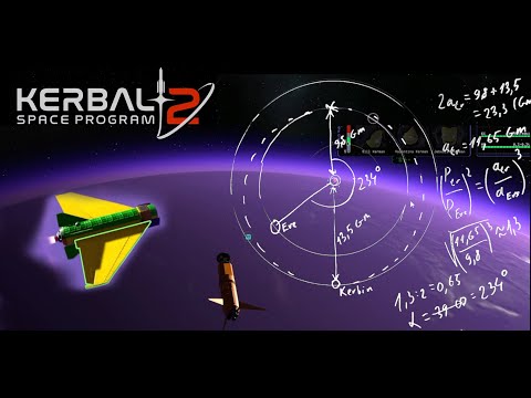 Видео: Kerbal Space Progam 2: полёт в атмосфере Евы. Расчёт пускового окна.
