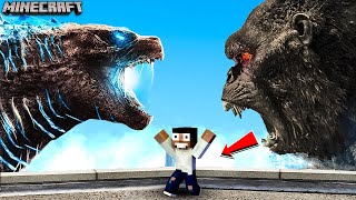 Minecraft, KONG Vs NEW EMPIRE GODZILLA in Minecraft || Minecraft Mods || Minecraft gameplay