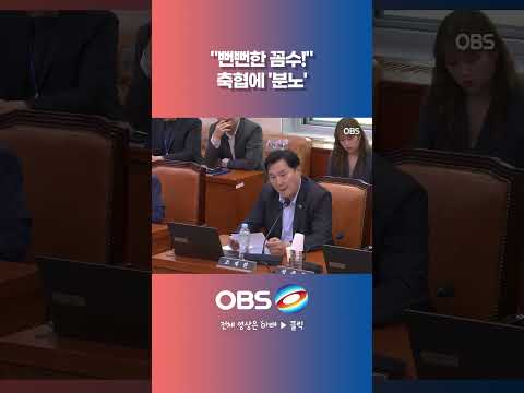"뻔뻔한 꼼수!" 축협에 '분노' #축구협회 #청문회 #월드컵 #정몽규 thumbnail