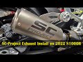 2022 BMW S1000R Worlds First Install of an SC-Project CR-T Exhaust
