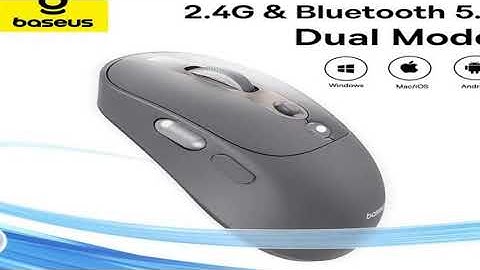 Baseus Wireless Mouse Editor Pro Bluetooth 5.1 Dual Mode Long Battery Life Rechargeable Of