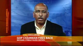 Michael Steele Defends Spending