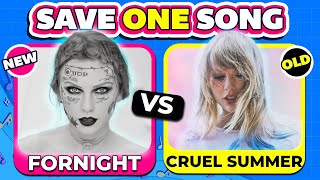 SAVE ONE SONG  Old vs New Songs from the same Singer | Taylor Swift Test