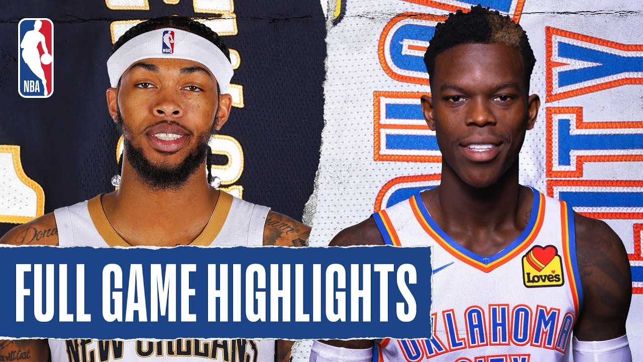 PELICANS at THUNDER | FULL GAME HIGHLIGHTS | November 29, 2019 - YouTube