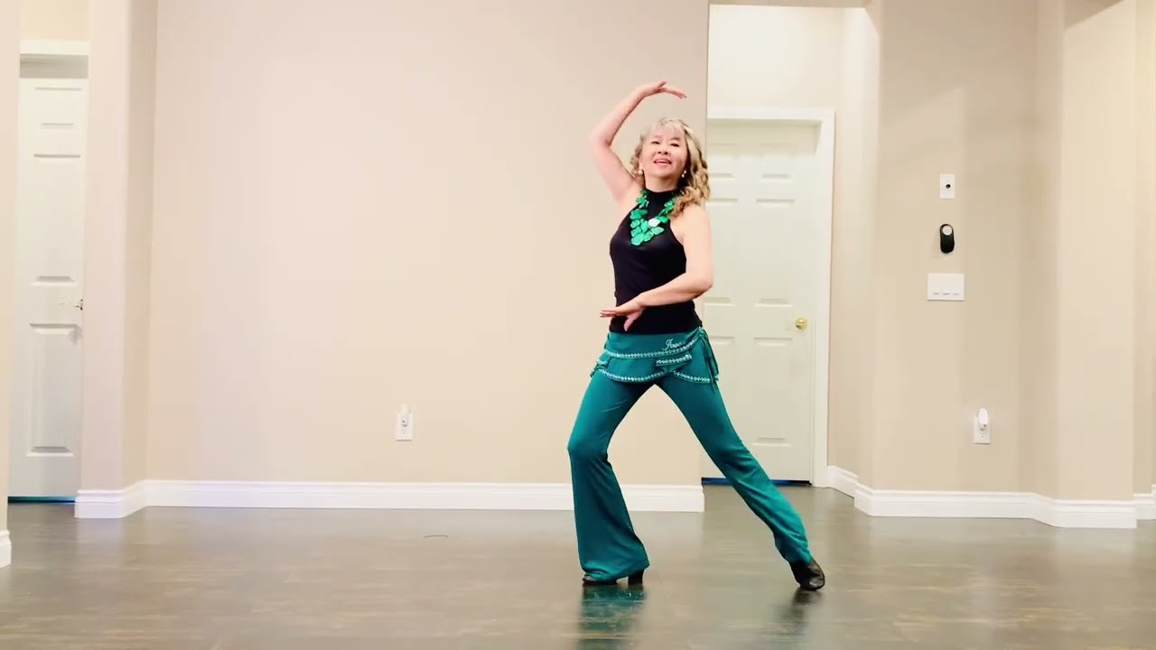 Cha Cha Tango - line dance, improver, no tag no restart, demo & tutorial