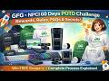 🔥 GFG × NPCI 60 Days POTD Challenge – TOP FAQs! 🎁 How to Win FREE Bags, T-Shirts, Sippers & More?