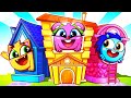 Giant Dollhouse Party Song 🏠 | Funny Kids Songs 😻🐨🐰🦁 And Nursery Rhymes by Baby Zoo
