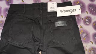 WRANGLER Black skinny jeans for men unboxing