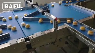 cake, bread, cookies, biscuit automatic packaging machine, flow-pack machine, flow wrapper