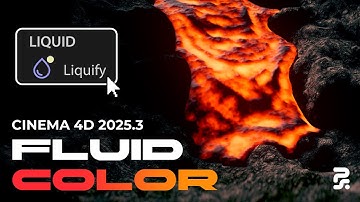 How to control Liquid Colors in Cinema 4D 2025.3 - New Fluid Simulation tools + Project Files