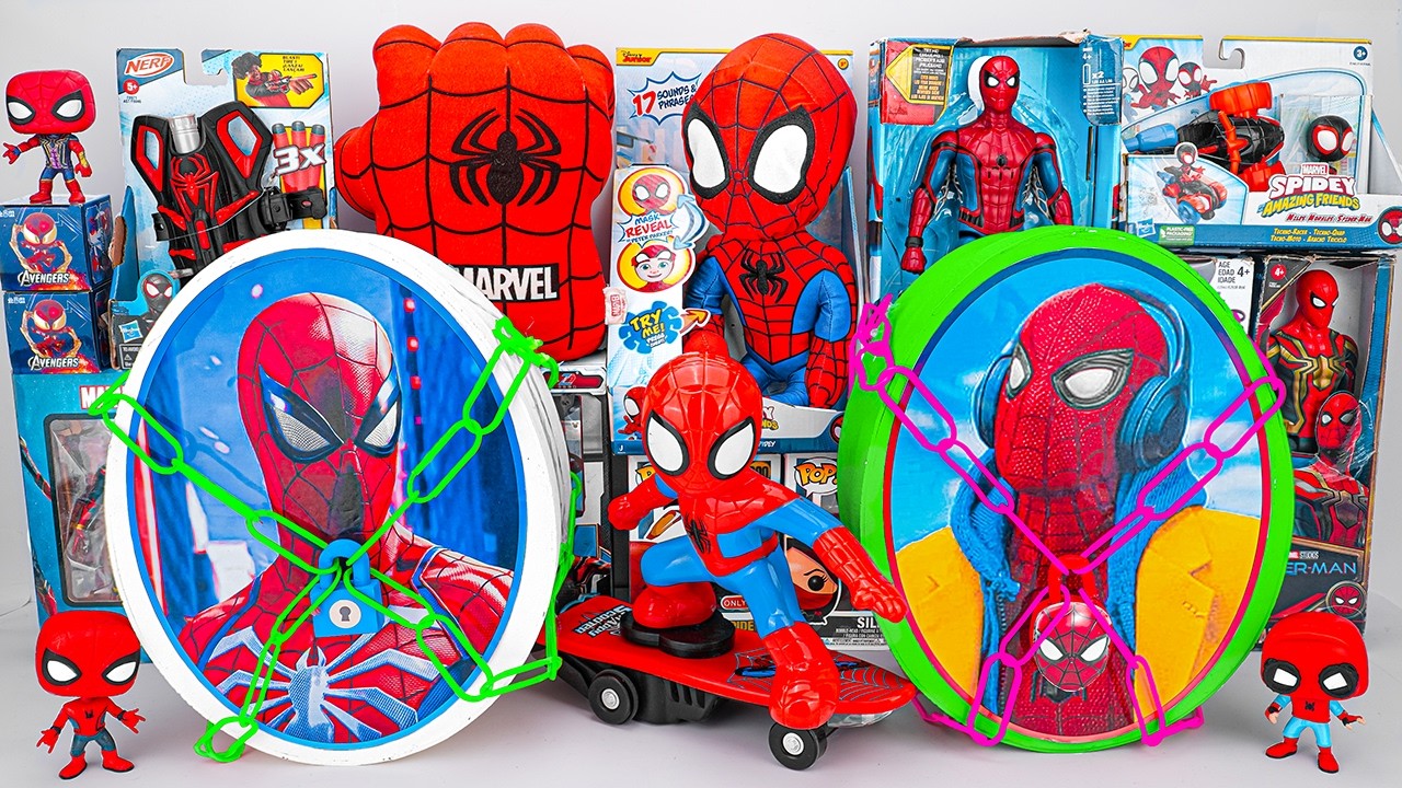 Marvel Spiderman Collection Unboxing Review | Marvel Spider-Man Surprise Egg|RC Spiderman Skateboard