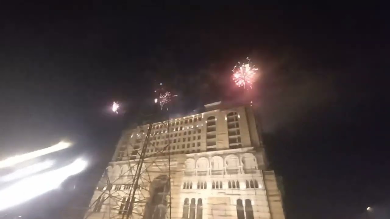 Happy New Year 2026 heavy fireworks and atashbazi in Islamabad 