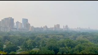 Olbermann Vsthe Nyc Wildfire Smoke And Acrid Smell. Its From The Northwest Fires Updated Video.