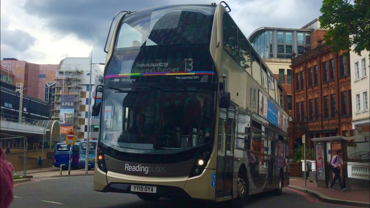 Reading Buses Enviro400MMC 759 (YY15 OYA) On Route 13 To Woodley YouTube