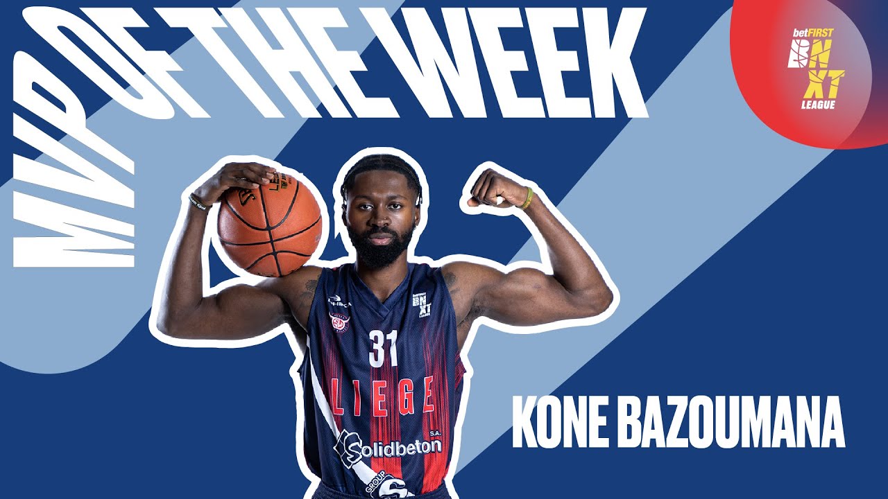 Kone BAZOUMANA drops 34 for Liège Basket #MVP - YouTube