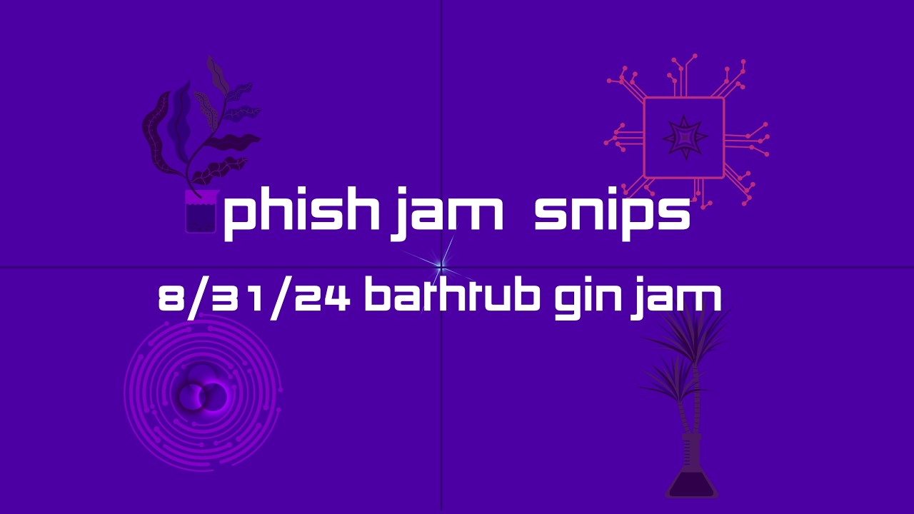 Phish "Just the Jams" jam snips - 8/31/24 Dick's "Bathtub Gin" - YouTube