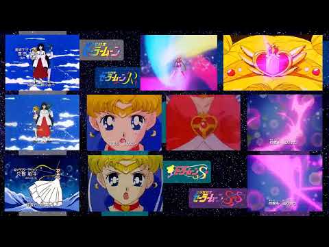 Sailor moon crystal season 1 and 2 moments🌙💎 in 2023