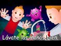Lávate las manos bien Qué limpias estén | Canciones infantiles en Español | ChuChu TV