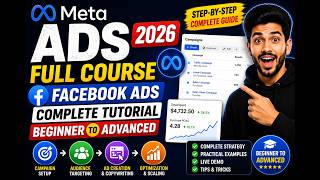 Meta Ads Full Course 2026 | Facebook Ads Complete Tutorial | Beginner to Advanced