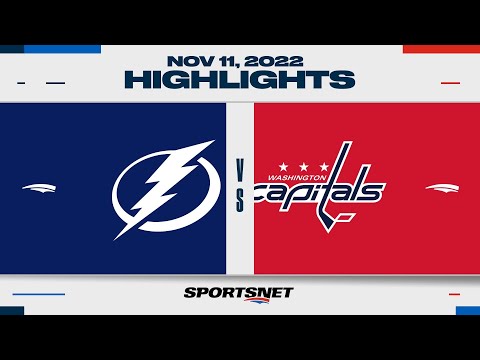 NHL Highlights | Lightning vs. Capitals - November 11, 2022