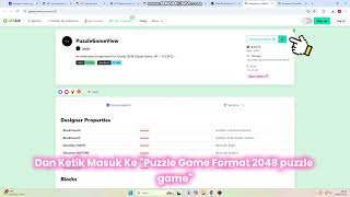 Membuat aplikasi "Game Puzzle 2048" di MIT App Inventor MUDAHH!! screenshot 3