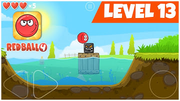 Red Ball 4 - Level 13 Walkthrough - Level 13 Green Hills