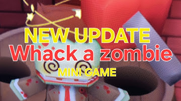 Wack a zombie MINI GAME call of mini zombies 2 roblox.