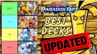 The BEST DECKS in Paradox Rift | Updated Pokémon Meta Tier list with a TWIST!!