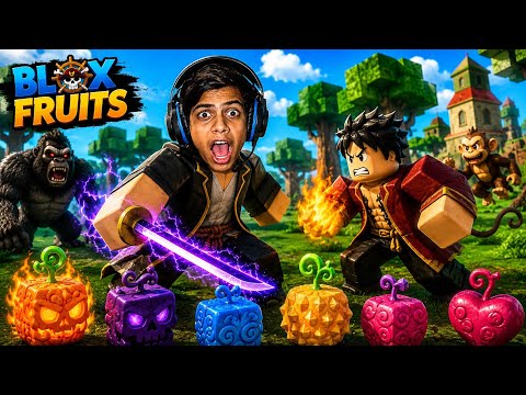 MY FIRST DAY BUT I BEAT GAME? 😱 IN || ROBLOX BLOX FRUITS!