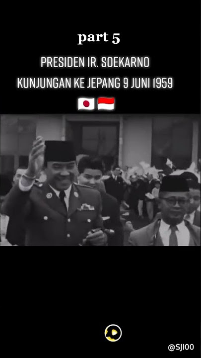 Kunjungan presiden soekarno ke Jepang
