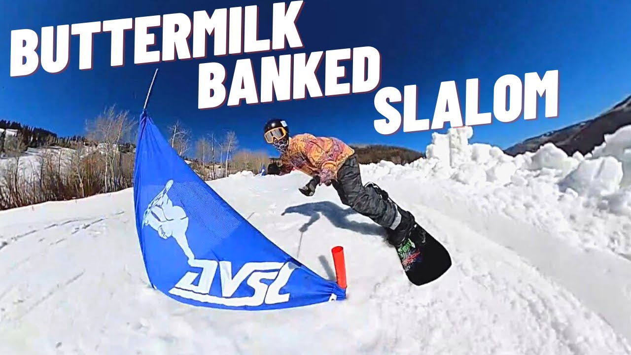2021 Aspen Snowmass Snowboard Banked Slalom Race - YouTube