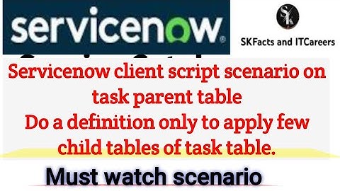 Most Important client script scenario || servicenow client script || #skfacts 