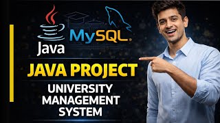University Management System Java Project in one video | Explain in Hindi