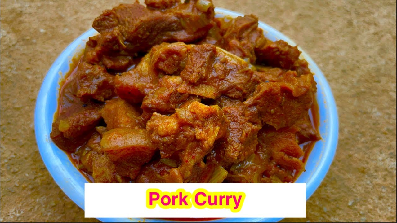 Pork Curry Pork Gravy Recipe Pork Recipe Pork gravy recipe in