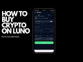 HOW TO BUY CRYPTO ON LUNO | LOW FEES