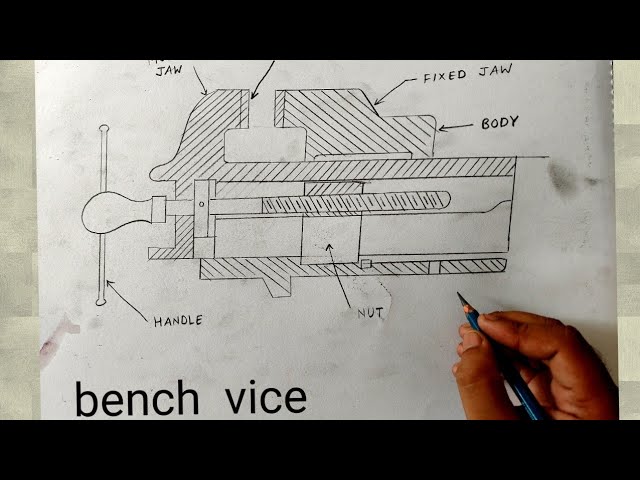 Bench Vice Fixing Vector  Photo Free Trial  Bigstock