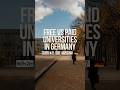 Free Germany University vs Paid Germany University | Is free university really free for all #germany
