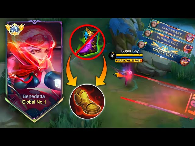 Benedetta Users!! TRY THIS NEW META BUILD TO BE FAST HAND IN 2024!! | MOBILE LEGENDS TOP GLOBAL class=
