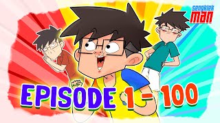 Kartun lucu SENGKLEKMAN Episode 1 - 100