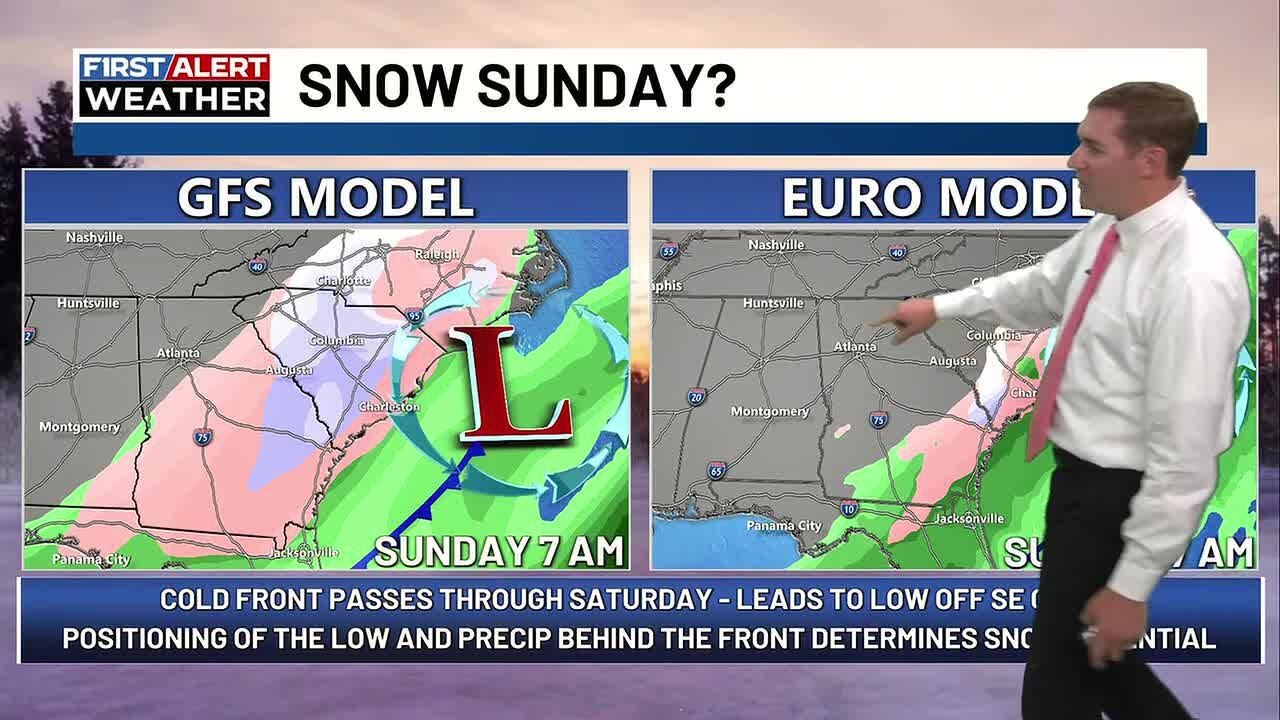 Rain Wednesday, Much colder Thursday and Friday, Snow Sunday?! - YouTube