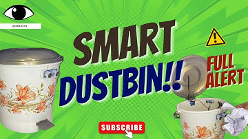 Smart Dustbin | Smart Waste Bin | DIY Smart Dustbin Using ESP32