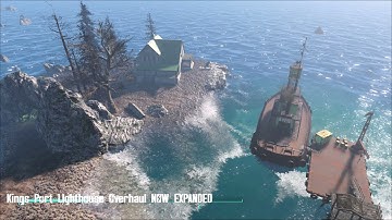 Kings Port Lighthouse Overhaul Now Expanded - Fallout 4 Settlement Mod #13