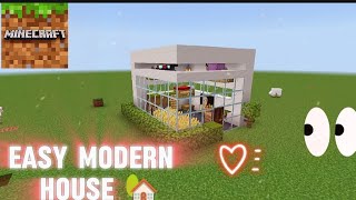 Minecraft ✨ Easy Modern 🏡House 🤩 Tutorial For Beginners 😀 | Minecraft Builds ⚒️ | Pro Gamer 🎮