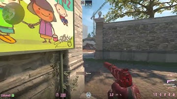 CS2 Overpass CT side fountain party info peek and maybe a frag