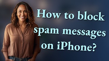 How to block spam messages on iPhone?