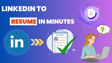 Turn Your LinkedIn Profile into a Perfect ATS Friendly Resume in Minutes! | ResumeUp.AI
